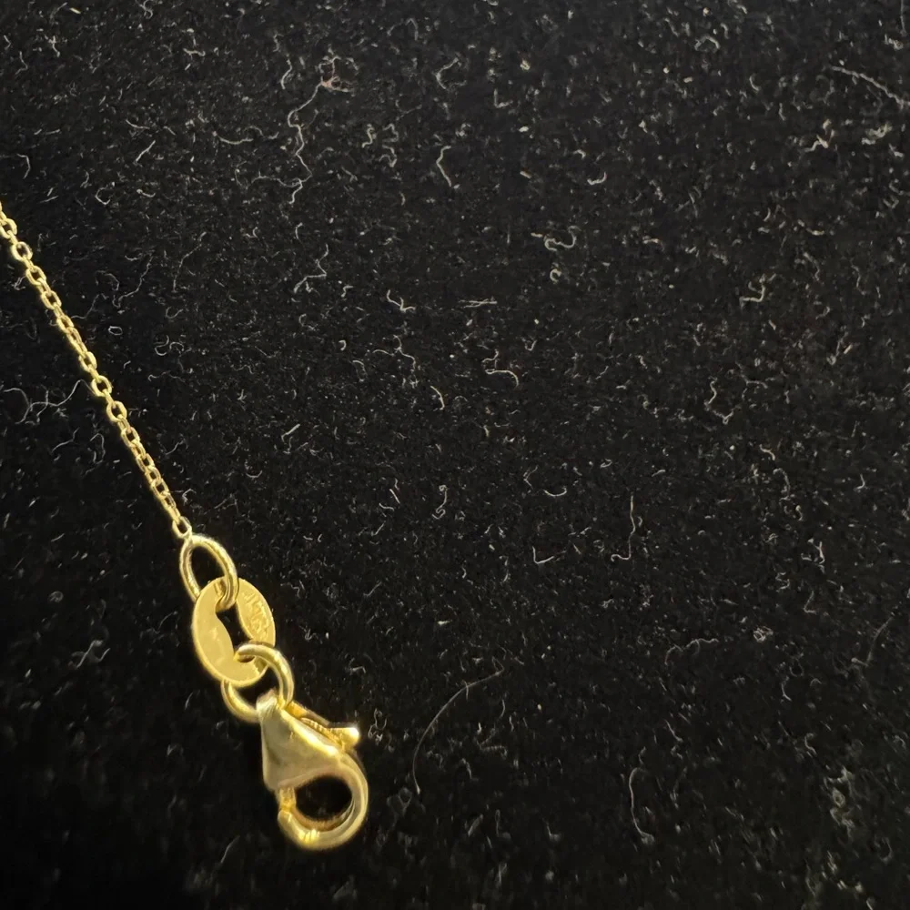 Bony Levy Petite Solitaire Diamond 14K g Gold necklace - Picture 4 of 8